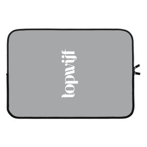 Topwijf Grijs Wit: Laptop sleeve 13 inch