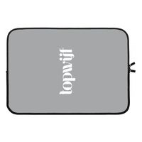 Topwijf Grijs Wit: Laptop sleeve 13 inch