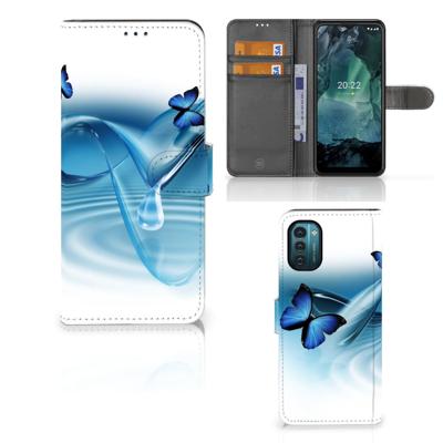 Nokia G11 | G21 | Telefoonhoesje | Met pasjeshouder | Vlinders