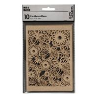Creativ Company Patroonkarton, vel 10,5x15 cm, 200 gr, naturel, 10 stuk/ 1 doos