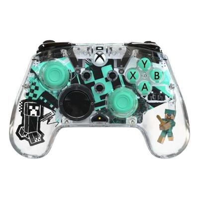 Gamepad - Xbox Series X|S, Xbox One en PC - Minecraft: Diamond - Draadloos - PDP - Transparant