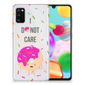 Samsung Galaxy A41 Siliconen Case Donut Roze