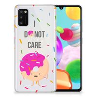 Samsung Galaxy A41 Siliconen Case Donut Roze