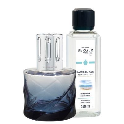 Maison Berger Paris 004804 geurverspreider Geurfles Glas Blauw, Zilver