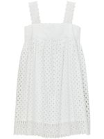 Tory Burch robe courte à broderie anglaise - Blanc - thumbnail