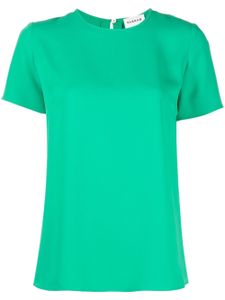 P.A.R.O.S.H. t-shirt en crêpe à manches courtes - Vert