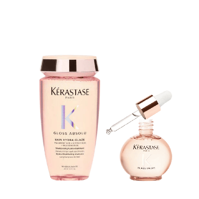 Kérastase Gloss Absolu Shampoo 250ml + Haarolie 45ml Set