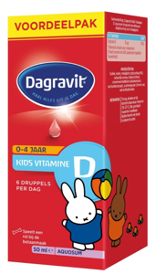 Dagravit Kids Vitamine D Aquosum Druppels Voordeelpak