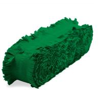 Folat Feest/verjaardag versiering - crepe slingers - groen - 24 mtr - papier - feestartikelen
