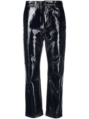 Roseanna pantalon droit Iggy à lien de resserrage - Bleu