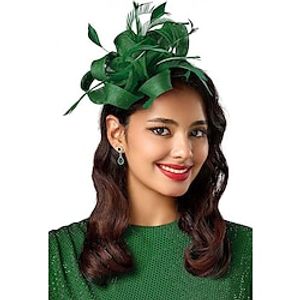 fascinators Netto Halloween Kentucky Derby Klassiek Bruiloft Met Bloem Helm Hoofddeksels Lightinthebox