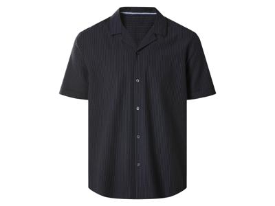 esmara Men Heren overhemd (Marineblauw, XL)