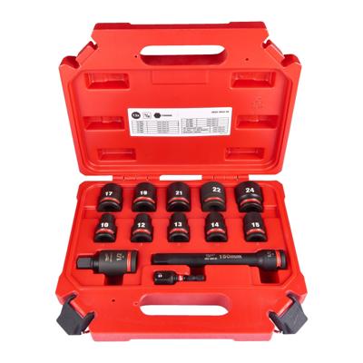 Milwaukee ShockWave™ Krachtdoppenset 1/2" Vierkant | kort | 13-delig - 4932480456
