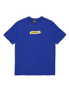 DSQUARED2 KIDS t-shirt en jersey à logo imprimé - Bleu