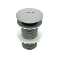 Afvoerplug Creavit Loop | 5/4" | Click waste verlengd | Keramiek | Rond | Grijs