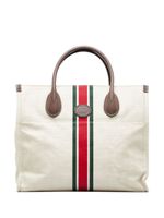 Gucci Pre-Owned petit sac à main à bande Web (2016-2023) - Multicolore