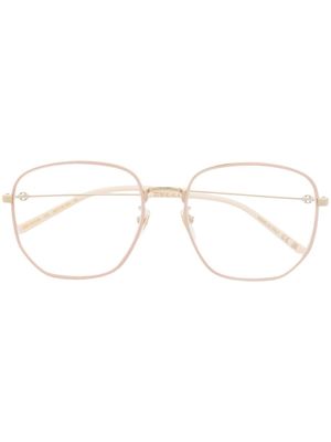 Gucci Eyewear lunettes de vue à monture oversize - Rose