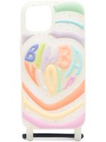 Bimba y Lola coque d'iPhone 14 à logo embossé - Blanc