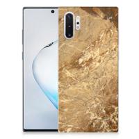 Samsung Galaxy Note 10 Plus | TPU | Siliconen hoesje | Marmer Creme