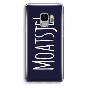 Moatsje!: Samsung Galaxy S9 Transparant Hoesje