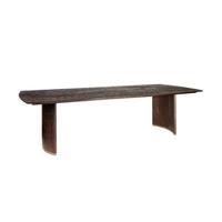 PTMD Ostara Brown Mango Wood Diningtable 280cm Gold Leg - thumbnail