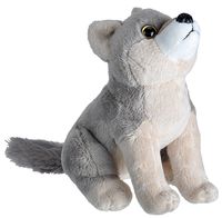 Pluche knuffel wolf van 20 cm   -