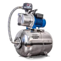 VB 50/1500 INOX Automatic Hydrofoorpomp, met INOX waaier, pompbehuizing en drukvat, 1500 W, 6,300 l/h, 4,8 bar, 50 L