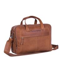 Chesterfield Laptoptas A4 Ryan 17&apos;&apos; Cognac