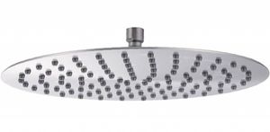 Ufo Luxe Hoofddouche Rond 300 mm Ultra Plat RVS Aqua Splash