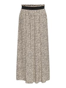 Only Onlvenedig Aop Life Long Skirt Wvn Noos 15251761 Silver Mink Lina Small Leo
