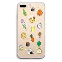 Happy bento friends: iPhone 7 Plus Transparant Hoesje