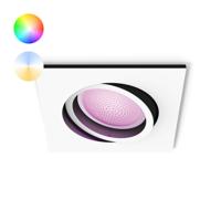 Philips Vierkante inbouwspotHue Centura - White and Color richtbaar wit - 929003809901