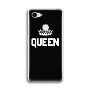 Queen zwart: Google Pixel 3 Transparant Hoesje