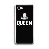 Queen zwart: Google Pixel 3 Transparant Hoesje