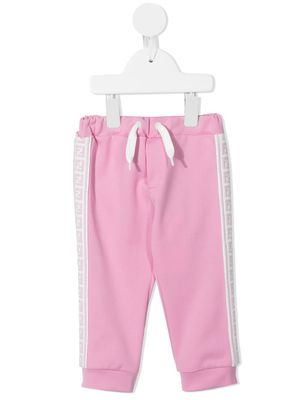 Fendi Kids pantalon de jogging à motif FF - Rose