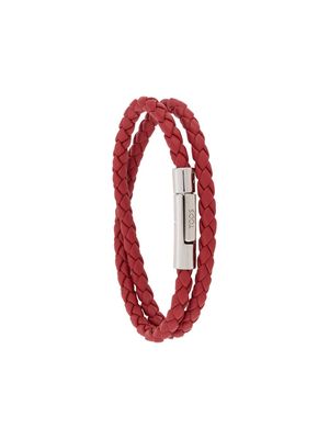 Tod's bracelet à design tressé - Rouge