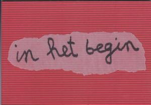 In het begin (Paperback)