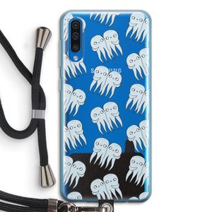 Octopussen: Samsung Galaxy A50 Transparant Hoesje met koord