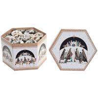 Kerstballen Home ESPRIT Multicolour PVC (14 Onderdelen)