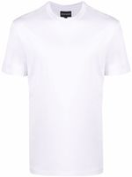 Emporio Armani t-shirt à patch logo - Blanc