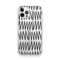Marrakech Zigzag: iPhone 12 Pro Transparant Hoesje