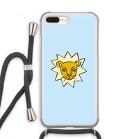 Kleine leeuw: iPhone 7 PLUS Transparant Hoesje met koord