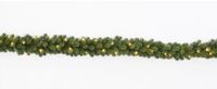 Alaskan Pine guirlande slinger 270 x 20 cm met warm LED kerstboom - Holiday tree