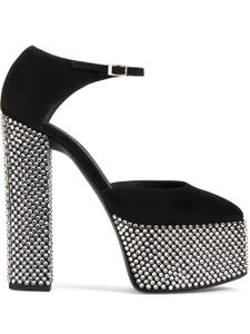 Giuseppe Zanotti sandales à ornements en cristal - Noir