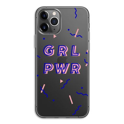 GRL PWR: iPhone 11 Pro Transparant Hoesje