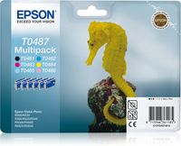 Huismerk Epson T0487 Inktcartridges Multipack (zwart + 5 kleuren) - thumbnail