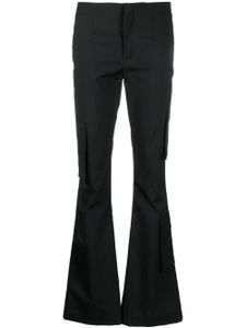 Philosophy Di Lorenzo Serafini pantalon évasé à poches cargo - Noir