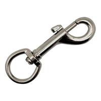 Karabijnhaak EDM 86056 Staal 80 mm Zilverkleurig