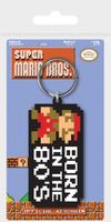 Super Mario Bros - Born In The 80s Rubber Keychain - thumbnail