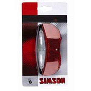 Simson Achterlicht batterij bagagedrager led rood
